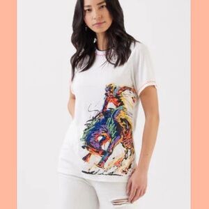 Double D Ranch Ride On Embroidered Short Sleeve Tee